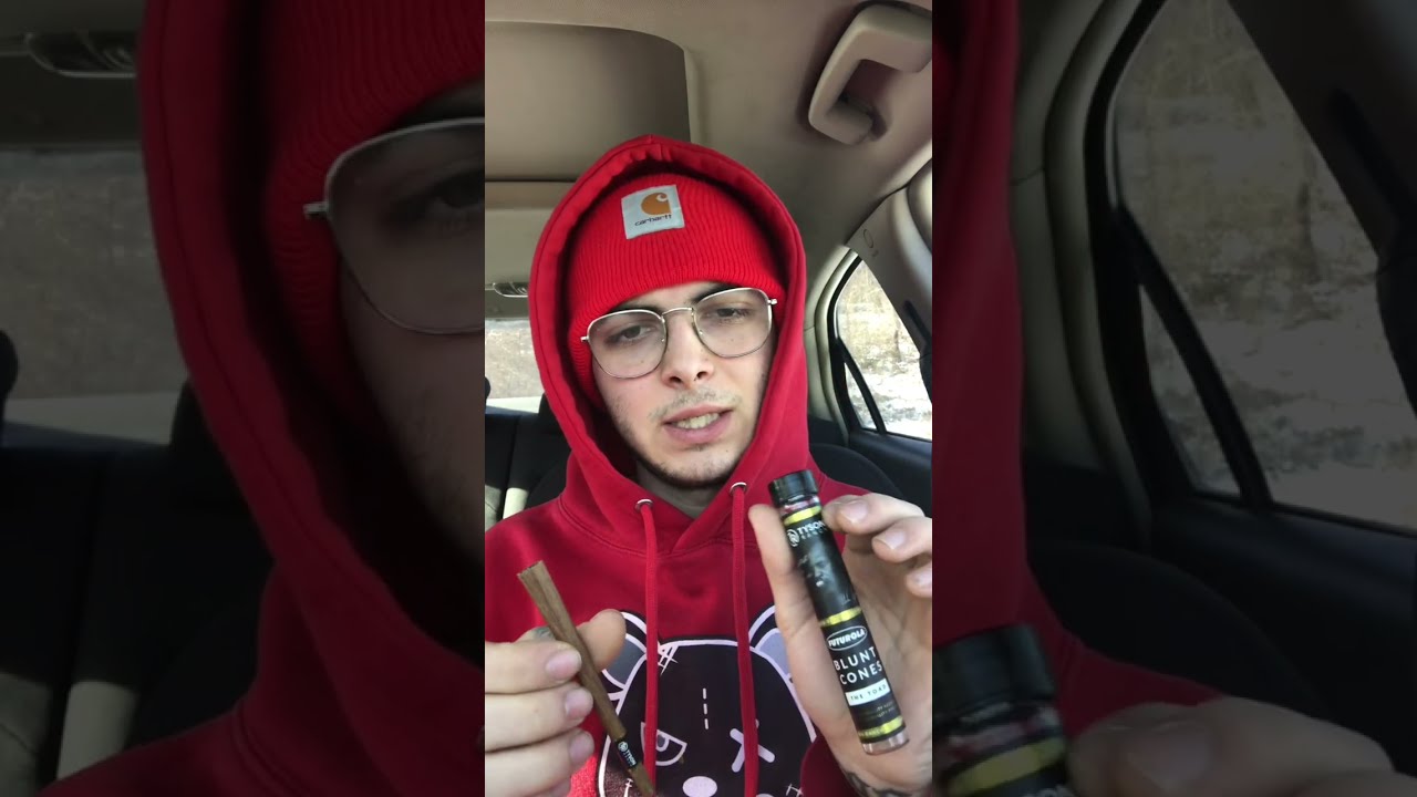 Trying out the Mike Tyson blunt cones