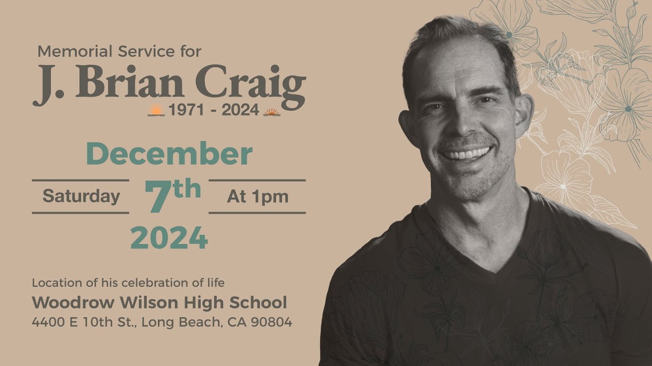 J. Brian Craig Memorial Service