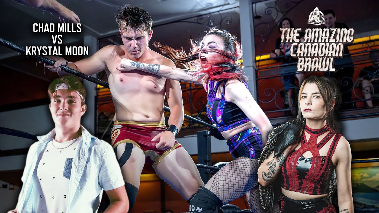 INTERGENDER WRESTLING | Chad Mills vs Krystal Moon