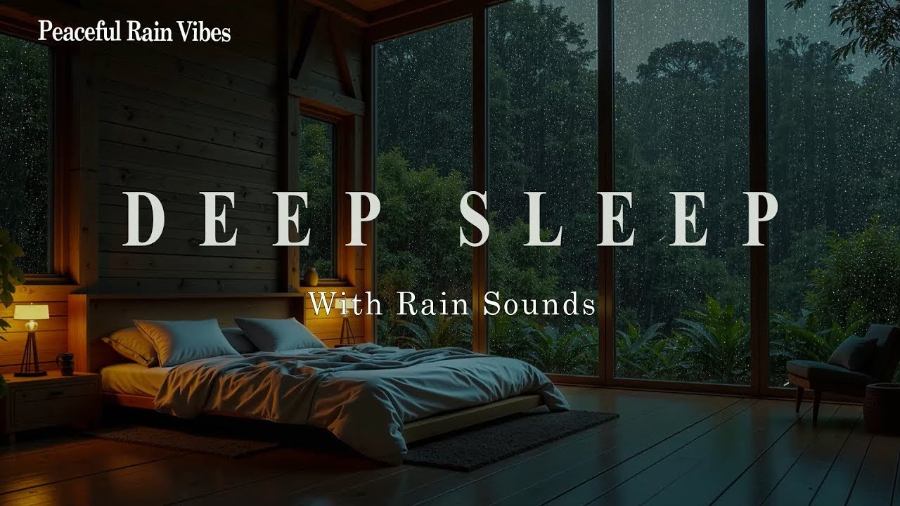 Relaxing Piano & Rain in the Woods 🌧️🌲 Feel the Stress Melt Away & Drift into a Deep Sleep🎹💤 #2