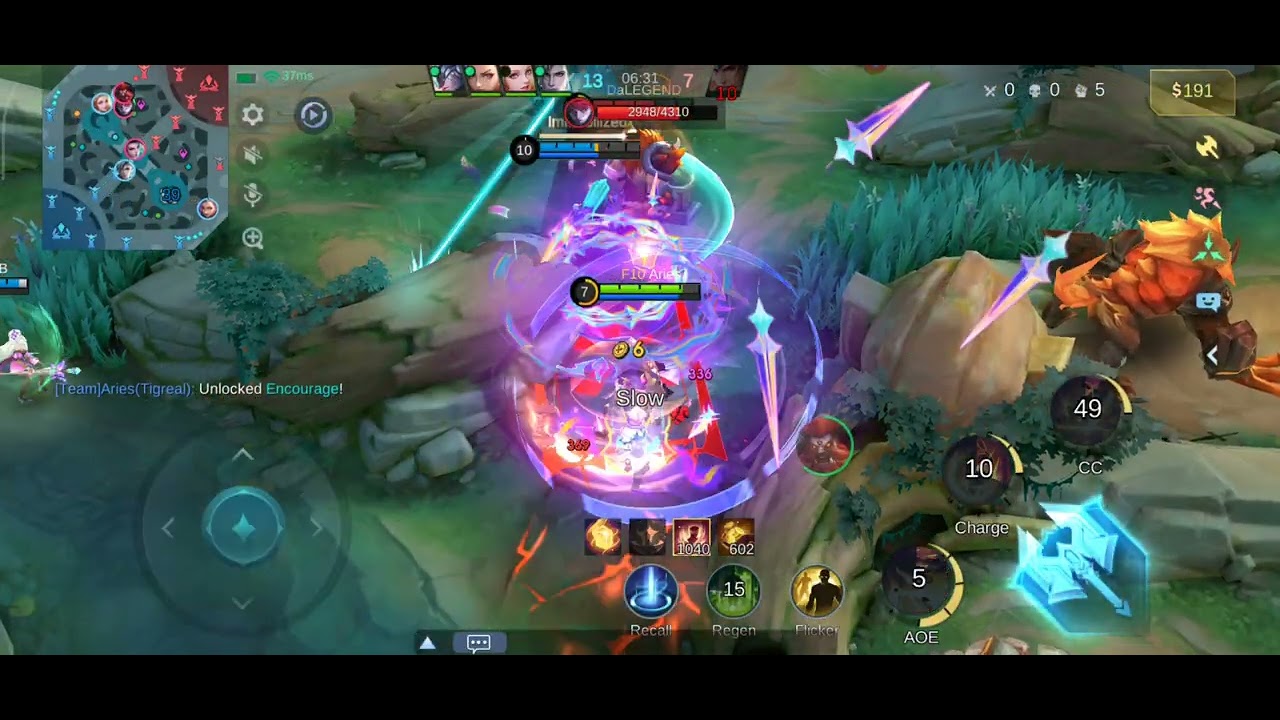 Tigreal (0/1/16) Mlbb Gameplay 204