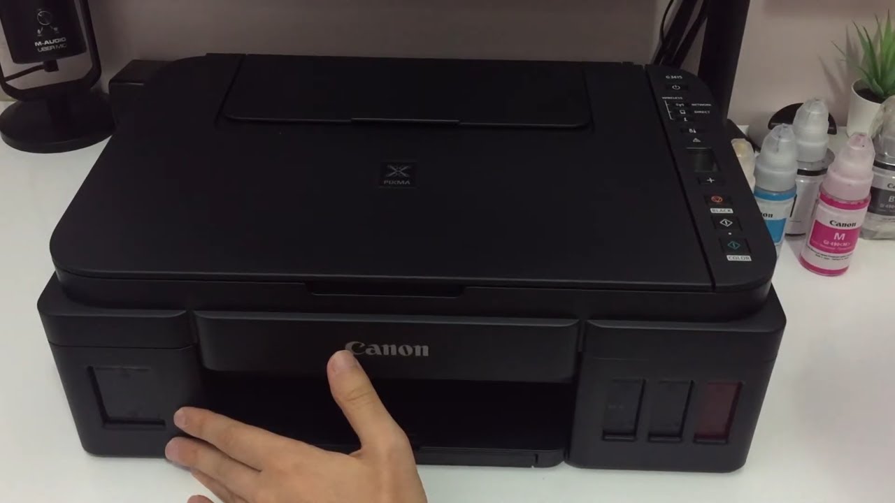 BİTMEYEN KARTUŞ MÜREKKEP TANKLI YAZICI! - Canon Pixma G3415 incelemesi - wifi kurulumu özellikleri