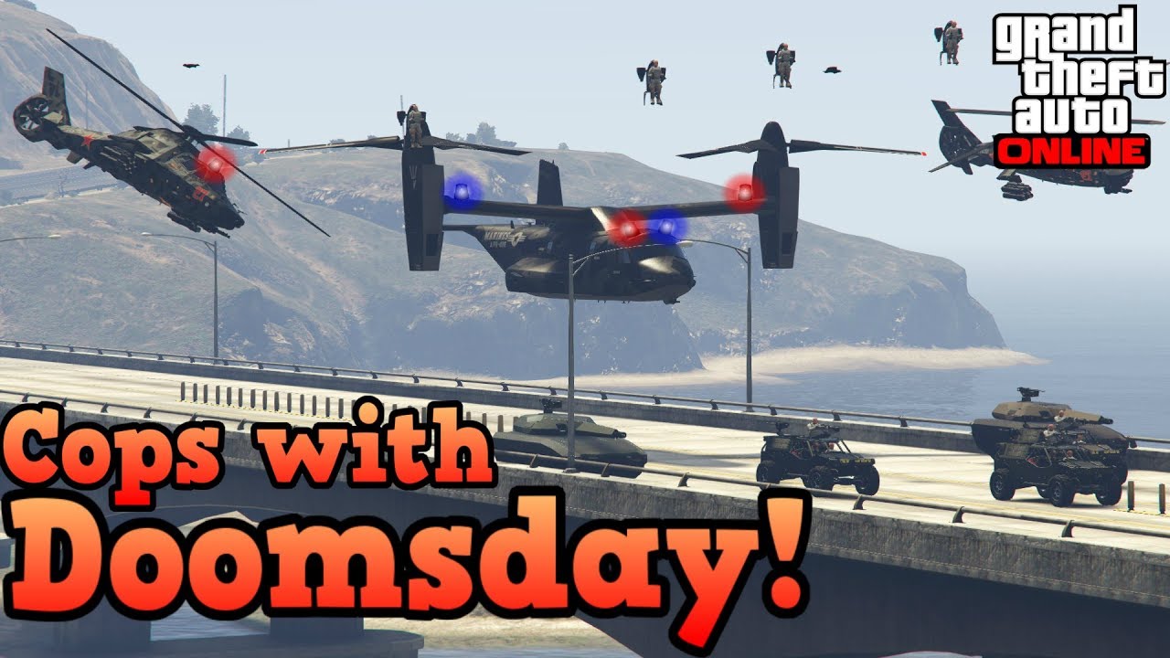 If cops used Doomsday vehicles! - GTA Online