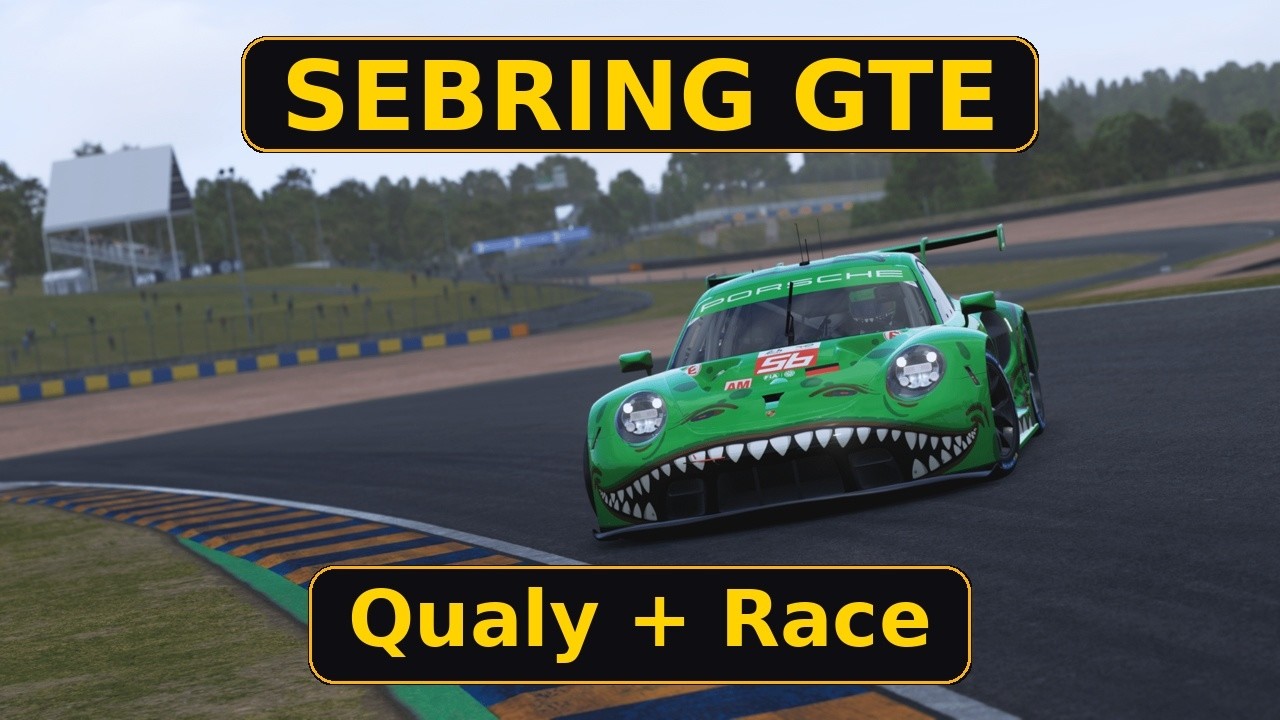 LMU - Porsche 911 GTE - Sebring - 202600216 - race with a little incident