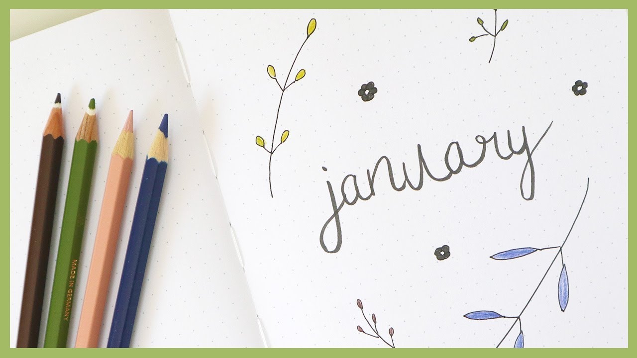 PLAN WITH ME | January 2020 Bullet Journal Setup