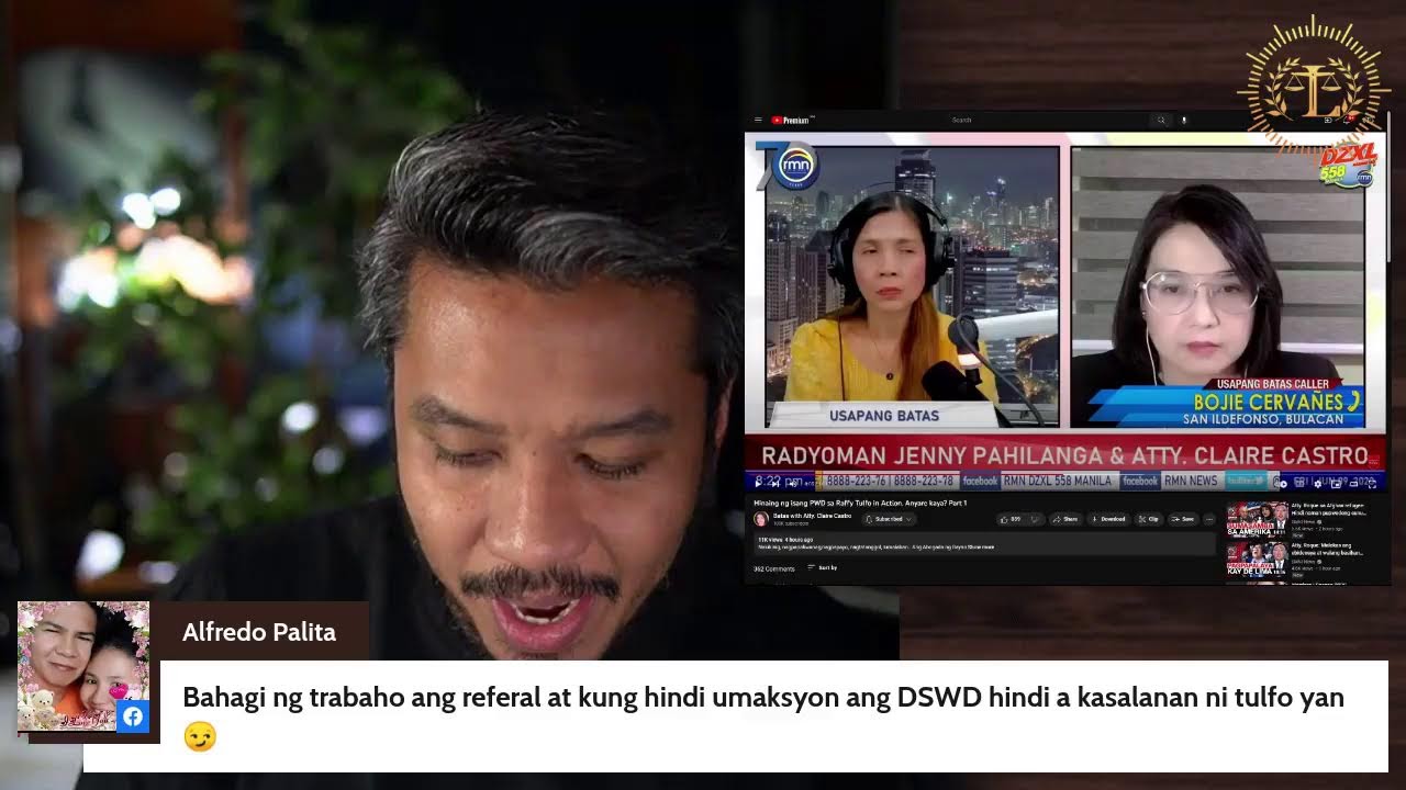 ANONG GINAWA MO SA PWD RAFFY TULFO feat ATTY. CLAIRE CASTRO