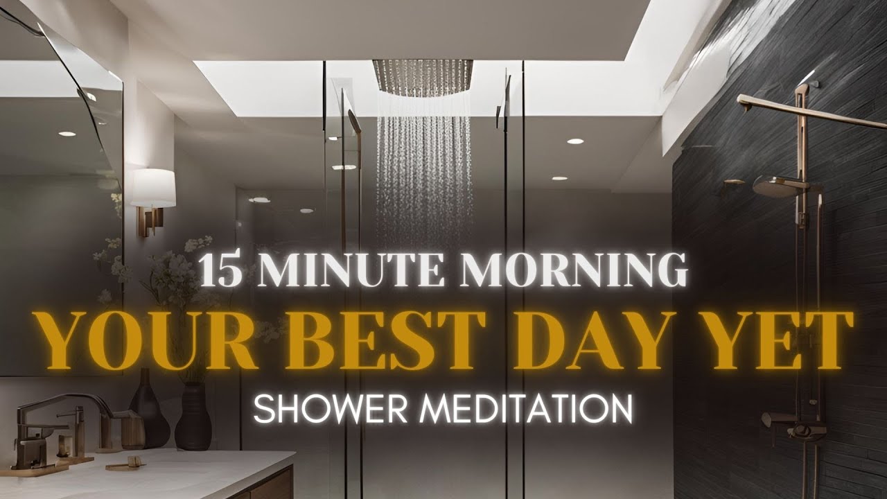 15 Minute Morning Shower Meditation | Shower Meditation Series