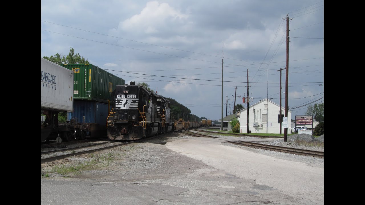 [HD] NS Simpson Yard Action - Jacksonville, FL - Sunday April 7, 2013