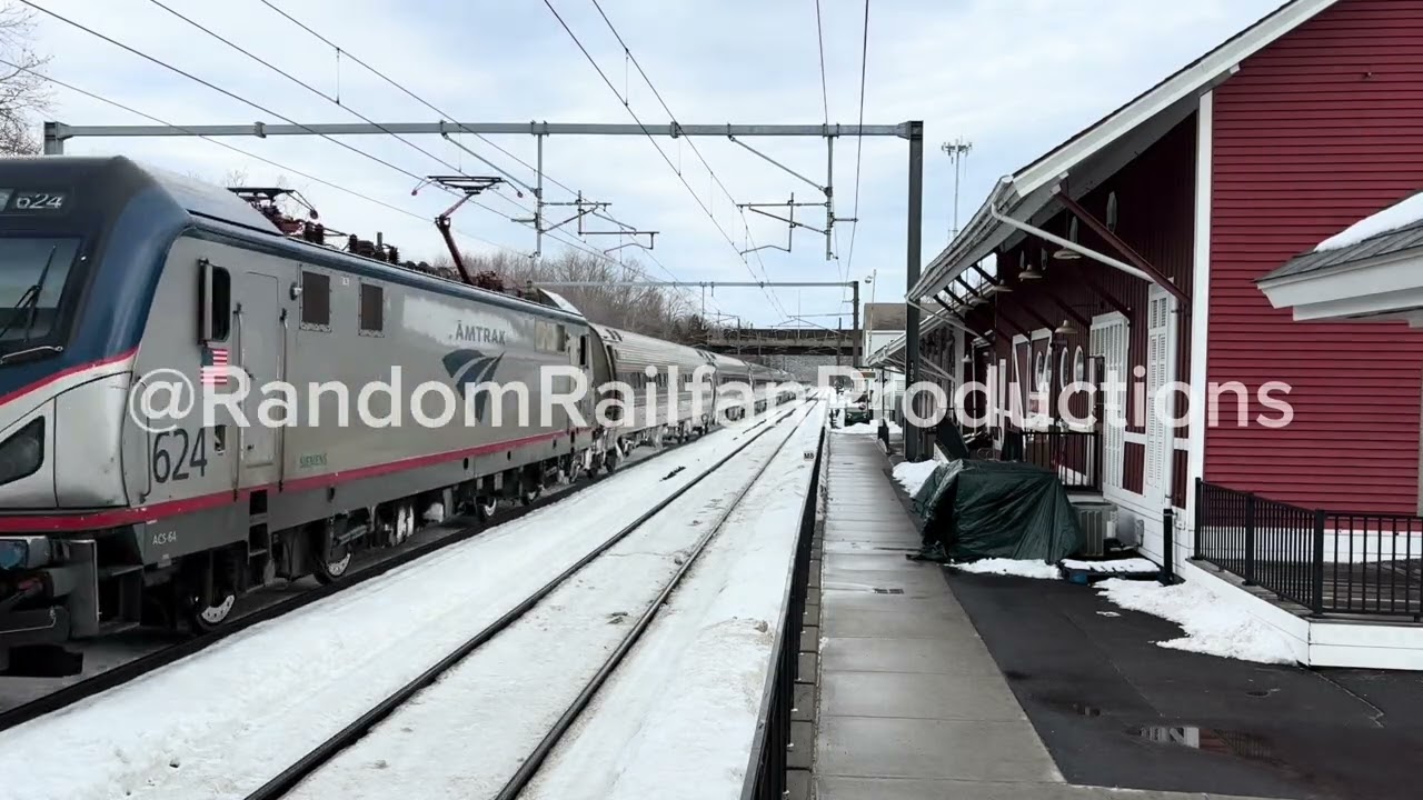 Railfanning in Old Saybrook, CT and Old Lyme, CT on 3/1/2026