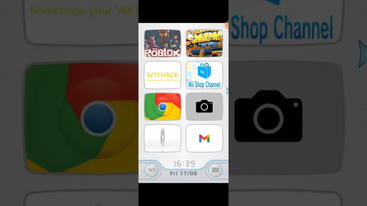 My Wii Phone Menu [Reverse]