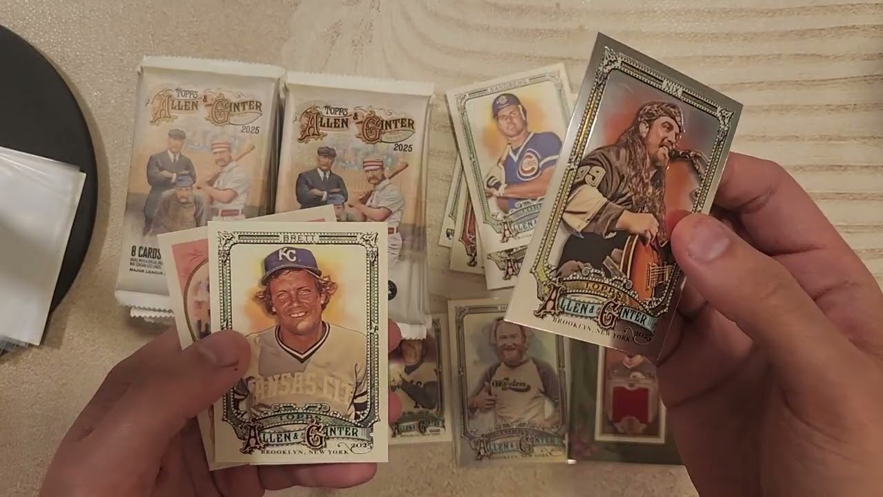 Topps 2025 Allen and Ginter Hobby開盒 + Topps Wonder (送禮 Giftaway) #topps #toppsbaseball 