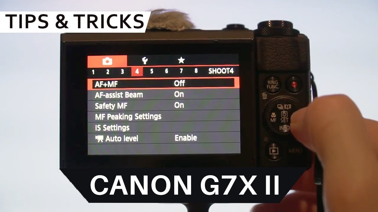 Руководство по настройкам камеры CANON G7X Mark II | СОВЕТЫ И РЕКОМЕНДАЦИИ