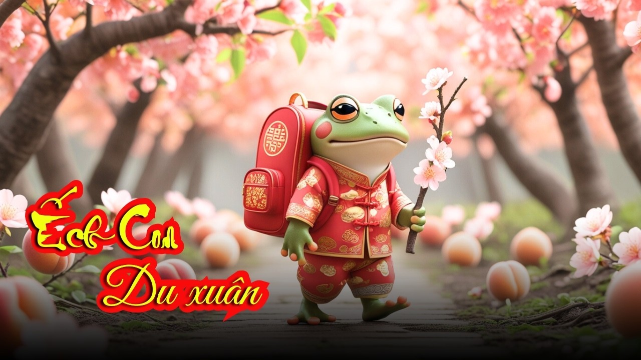 Ếch Con Du Xuân | Nhạc Thiếu Nhi Vui Nhộn Mừng Xuân Cho Bé 1–5 Tuổi | Hoạt Hình 3D
