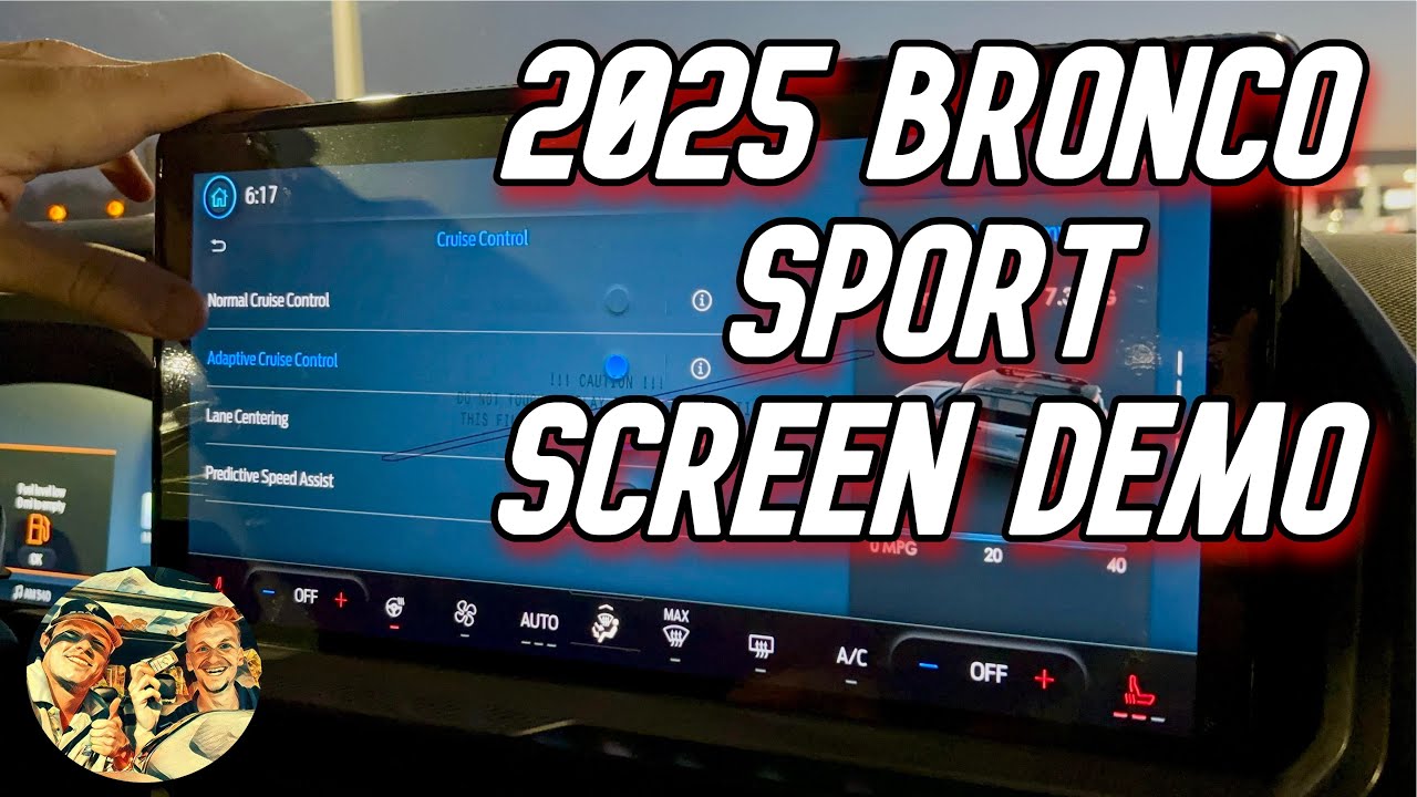 ОБЗОР FORD BRONCO SPORT SYNC 4 2025 ГОДА И ДЕМОНСТРАЦИЯ СЕНСОРНОГО ЭКРАНА — ФУНКЦИИ, APPLE CARPLA...