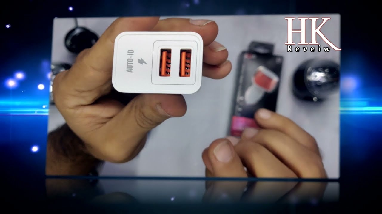 Ronin R-615 Efficient Charger Type-C!!!! Loud CC-440 Crystal Car Charger !!!Space Dual USB Port!!!