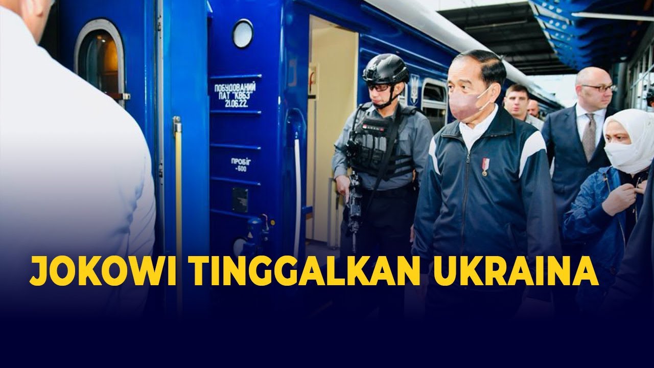 Usai Bertemu Zelensky, Jokowi Tinggalkan Ukraina Kembali ke Polandia