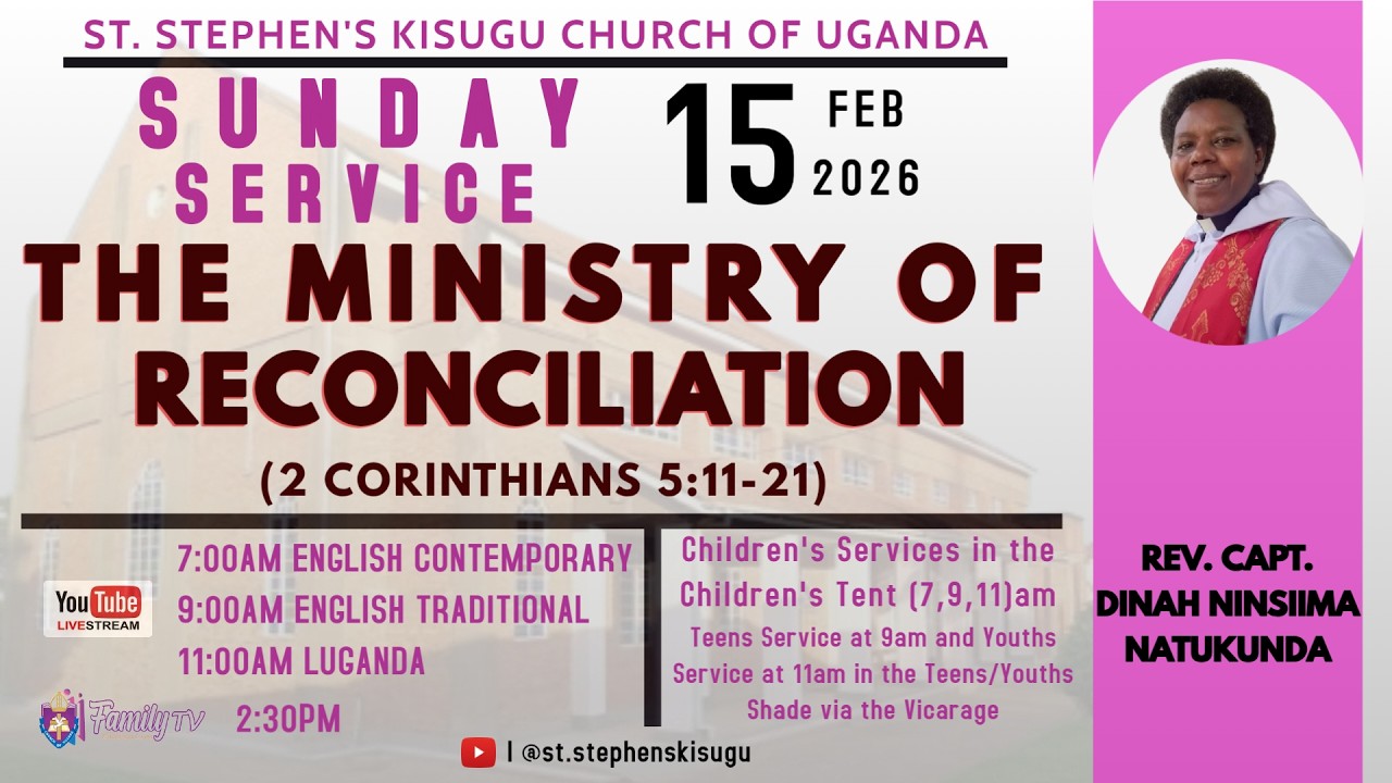 THE MINISTRY OF RECONCILIATION | 2 CORINTHIANS 5:11-21 | ENGLISH CONTEMPORARY SERVICE | 7:00 AM