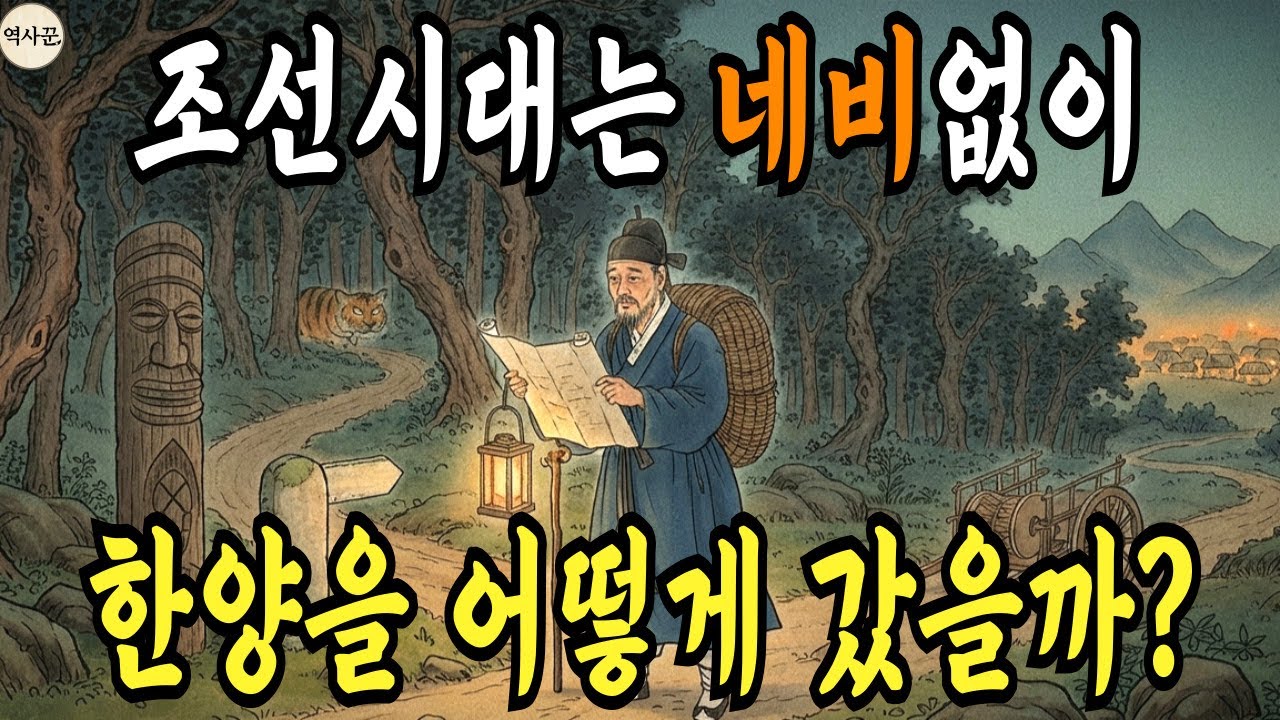 [한국사] 조선시대에도 'T맵'이 있었다? 우리가 몰랐던 옛날 여행의 비밀 | 정사 | 야사