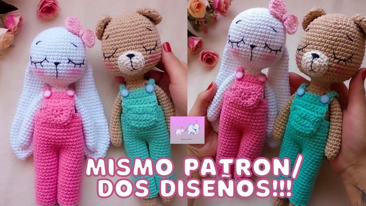 MUÑECOS DE APEGO!💕 FACILES DE TEJER Y SIN COSTURAS!!!😍 #tejer #emprender #amigurumis