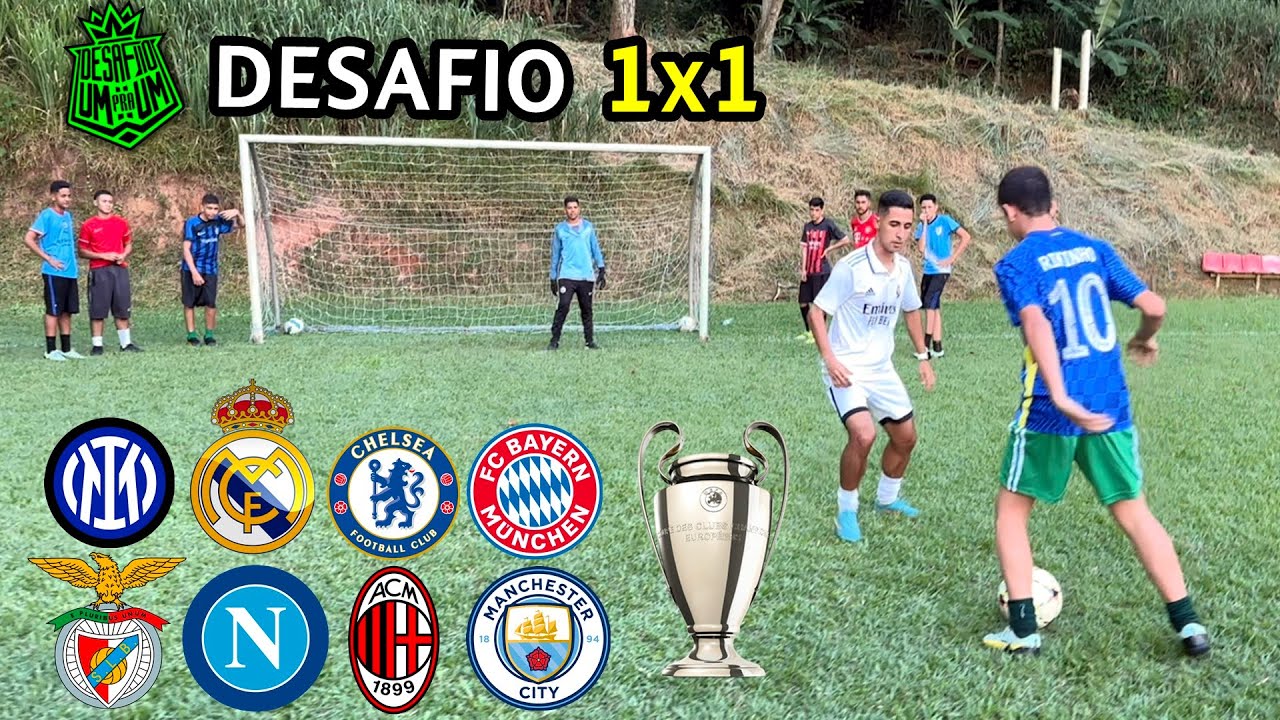 CHAMPIONS LEAGUE DESAFIO 1 x 1 FOI INSANO! ‹ Rikinho ›