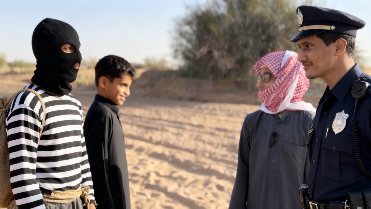 (شرطه حرامي👮🏻‍♂️) مع عيال الديره في رمضان#