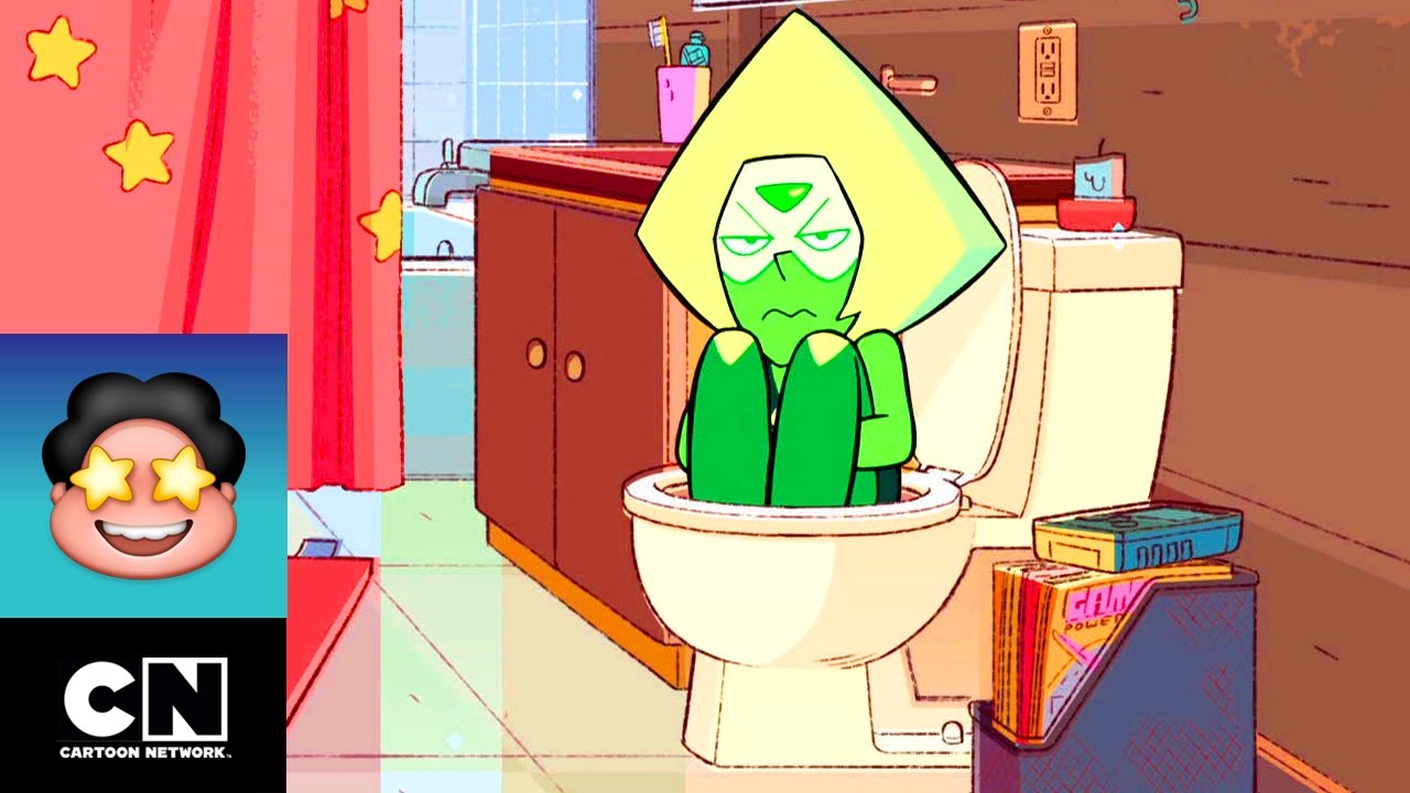 …Peridot se encierra en el baño | Steven Universe | Cartoon Network