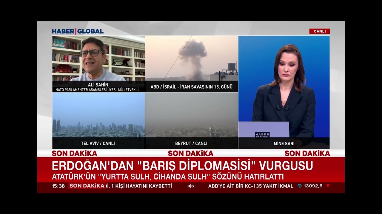 Gaziantep Milletvekili Ali Şahin ABD-İsrail, İran Savaşını Haber Global’e Değerlendirdi 14 Mart 2026