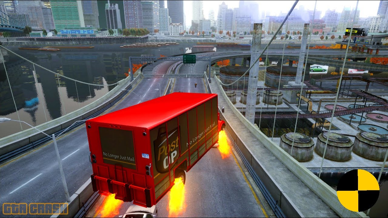GTA 4 CRASH TESTING REAL CAR 714