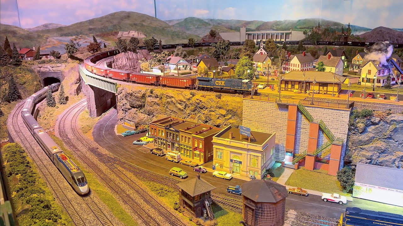 One of America’s Largest HO Scale Model Train Layouts - The Chelten Hills Model Railroad Club