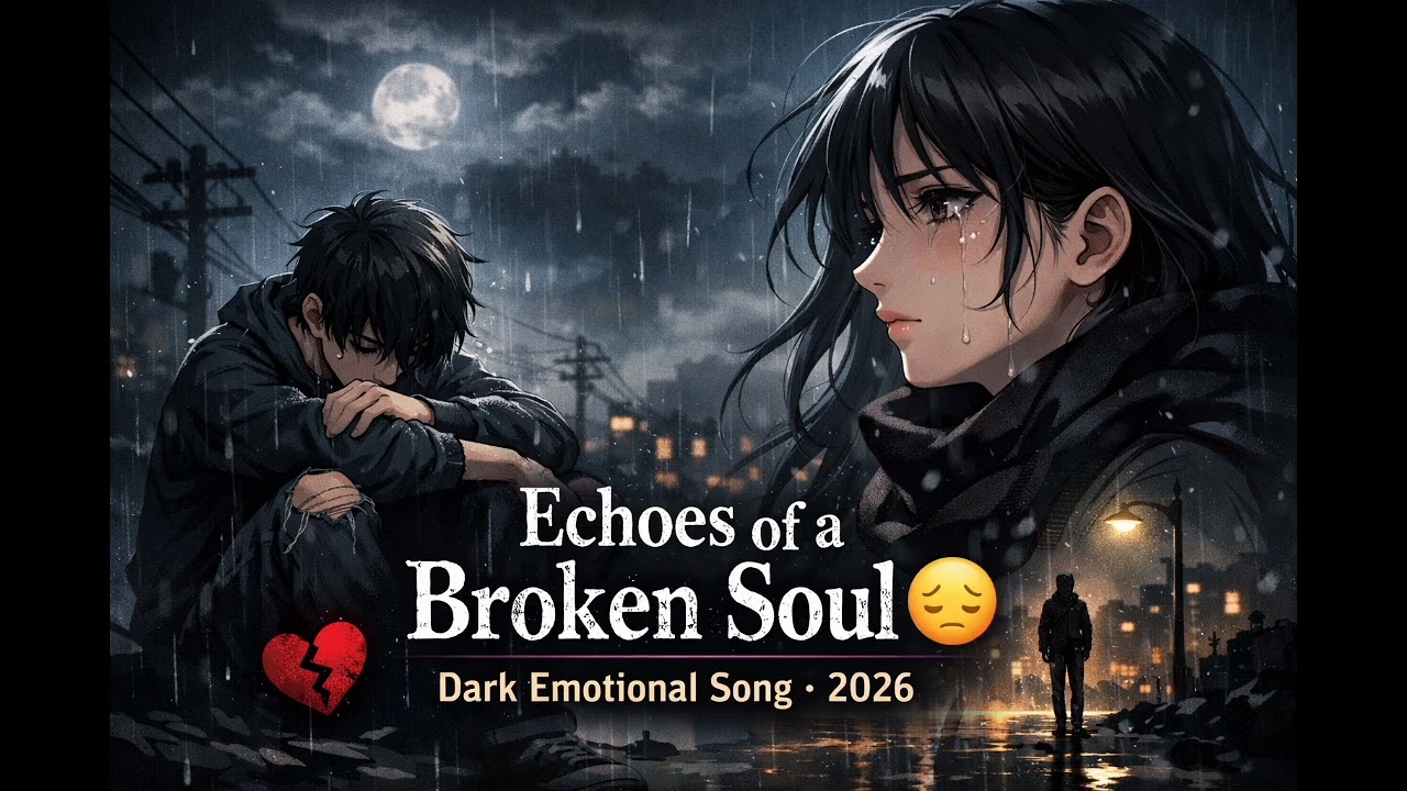 Echoes of a Broken Soul 😔 | Dark Emotional Song 2026 | Lonely Night Feel | Deep Sad Vibes      