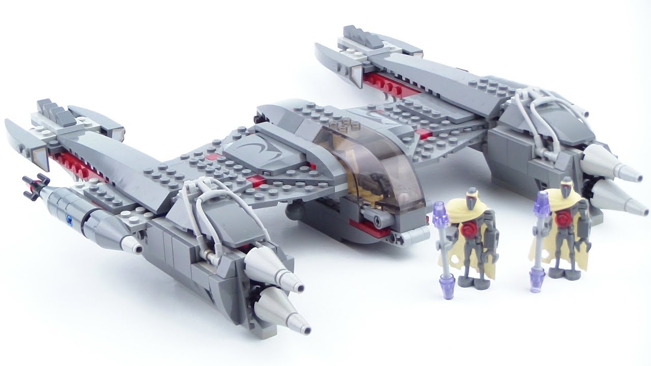 LEGO Star Wars: MagnaGuard Starfighter 7673 Review! From 2008!!