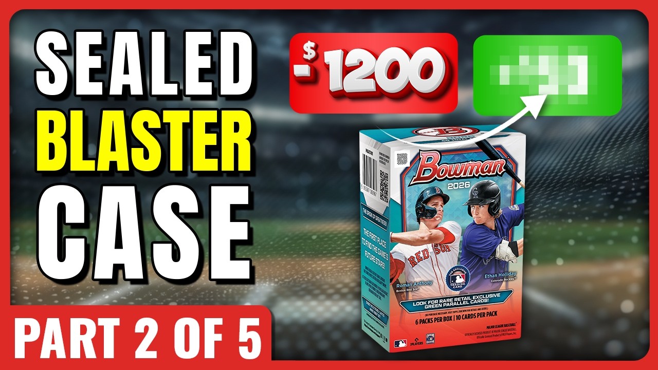 SICK AUTO!🚨FULL CASE PROFIT CHALLENGE🚨2026 BOWMAN BASEBALL BLASTER SEALED CASE PART 2 OF 5