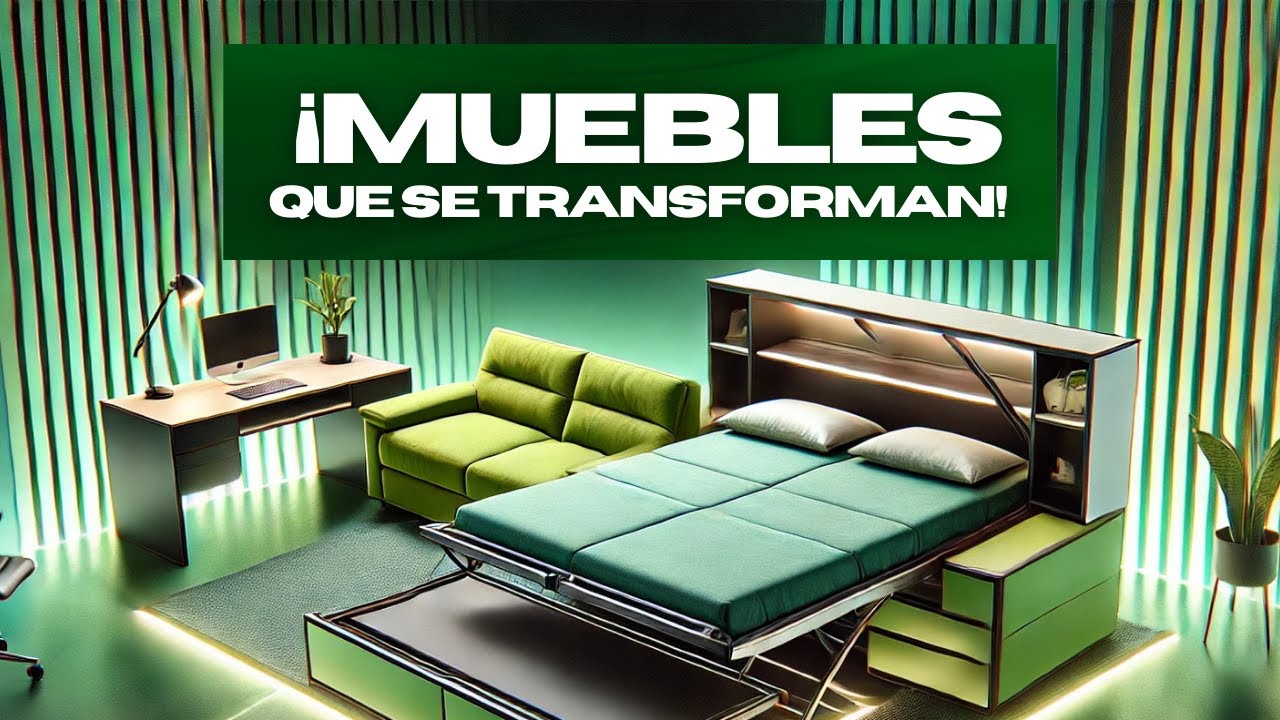 &iexcl;ESTOS MUEBLES MULTIFUNCIONALES te Sorprender&aacute;n!