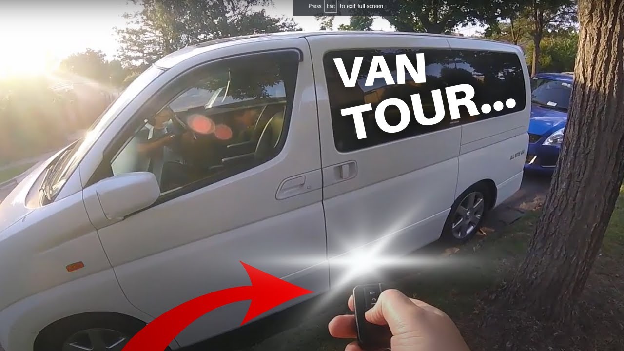 NISSAN ELGRAND HIGHWAY STAR 2004 4x4 VAN TOUR