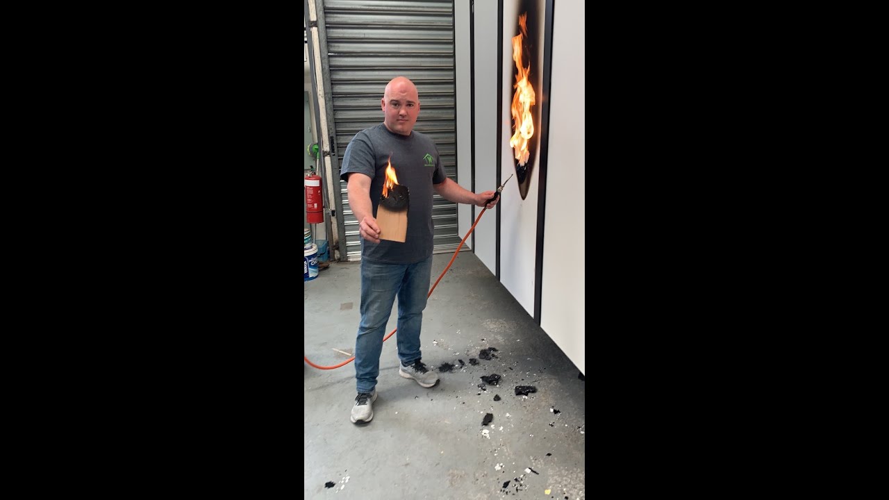 Inside the fire test