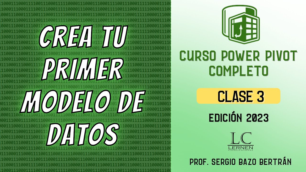 Crea tu primer MODELO DE DATOS en POWER PIVOT | Curso de POWER PIVOT | Parte 03 #powerpivot   🟡🟢🟠