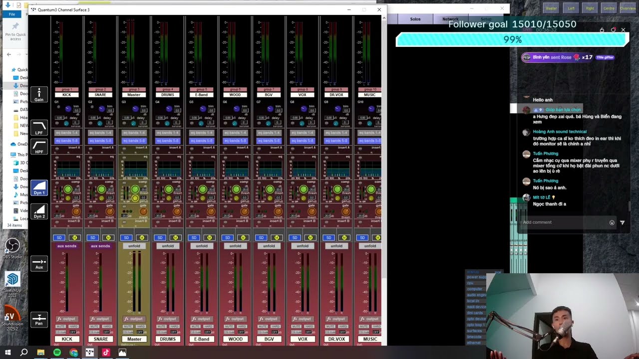 Huong Dan Setup routing he thong Mixer