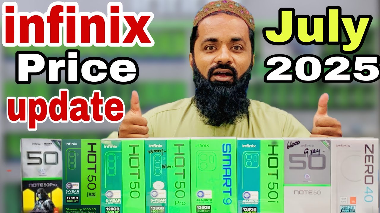 Infinix Phones Price Crash in Pakistan 🇵🇰 | July 2025 Full Price List!