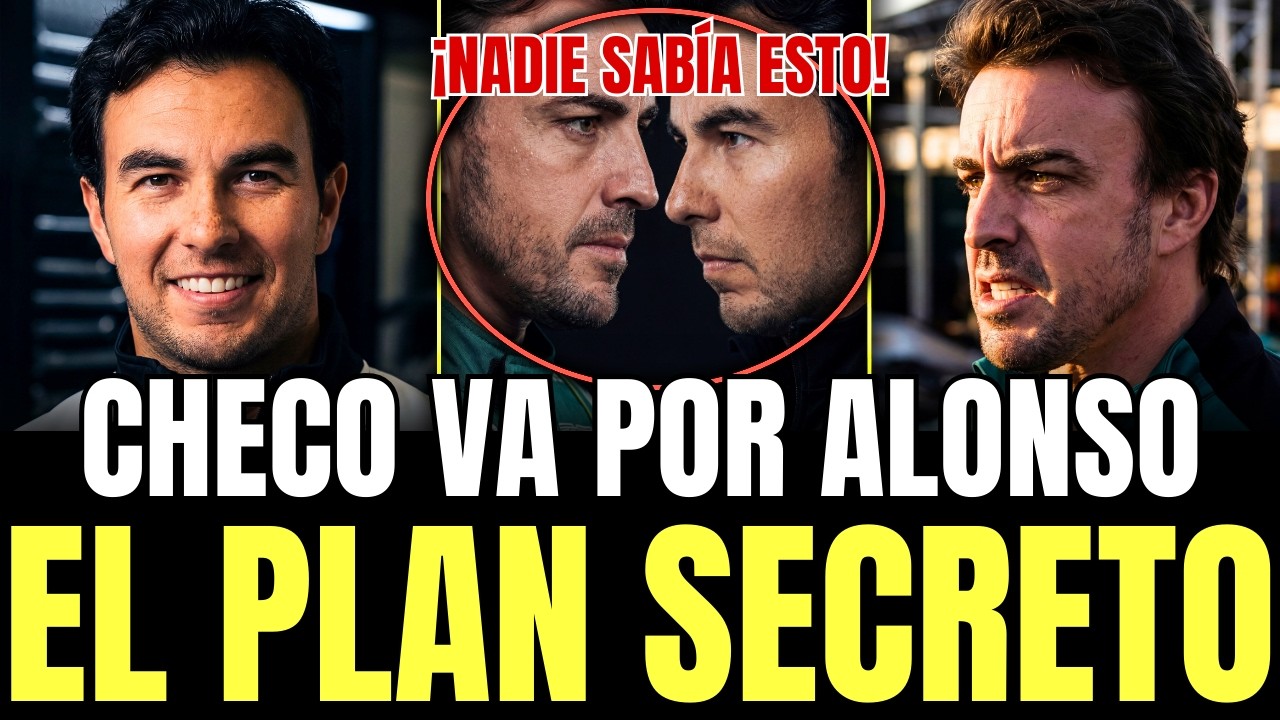 ¡ES INCREIBLE! CHECO PÉREZ REVELA su PLAN SECRETO contra FERNANDO ALONSO en el GP de CHINA!