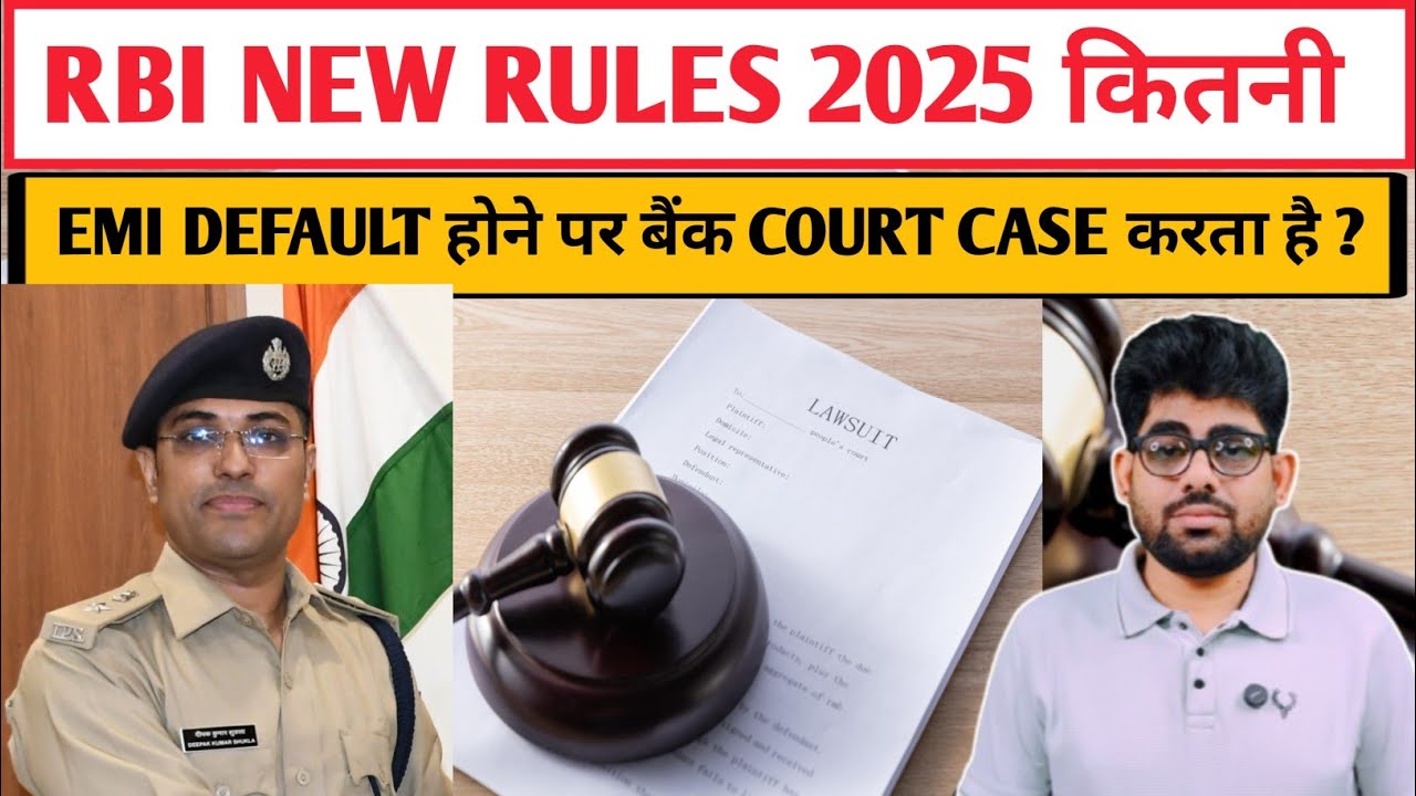 How many loan EMIs are defaulted on and the bank files a court case? Court cases on loan defaulters