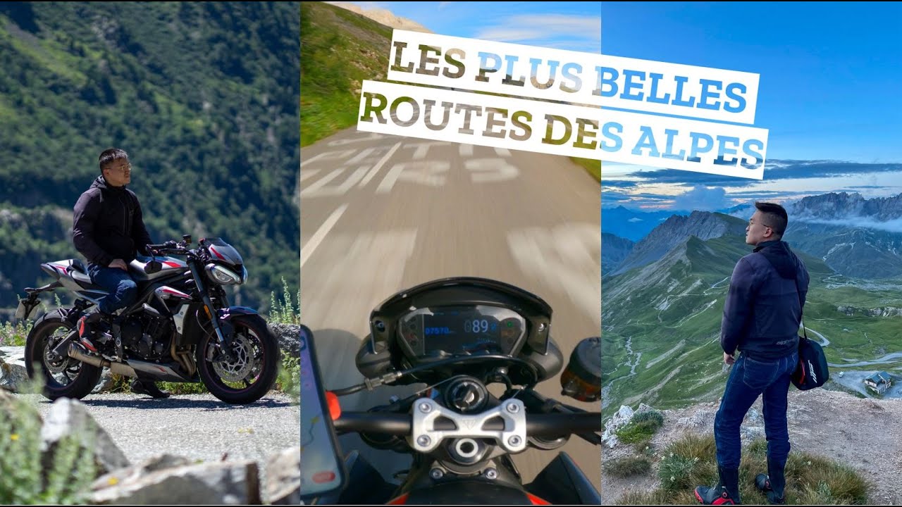 UNE SEMAINE A MOTO ENTRE AMIS DANS LES ALPES - STREET TRIPLE RS