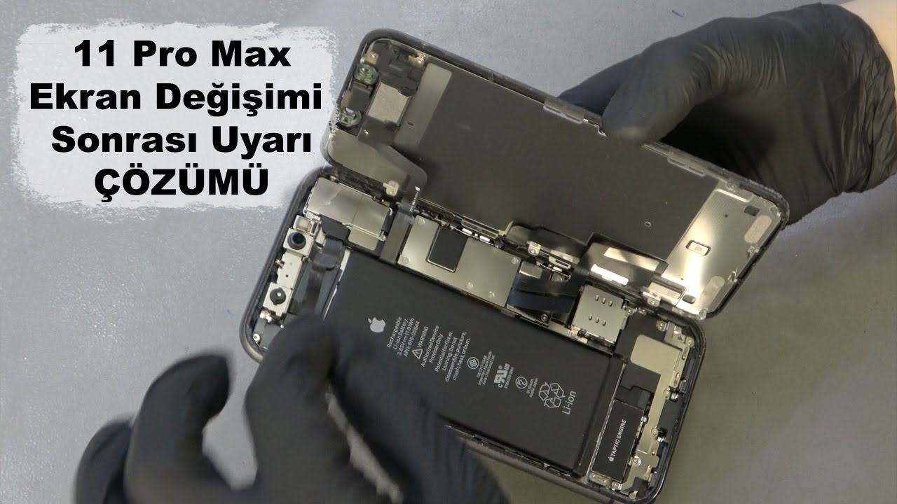 IPHONE 11 EKRAN DEĞİŞİMİ SONRASI GELEN UYARININ ÇÖZÜMÜ!
