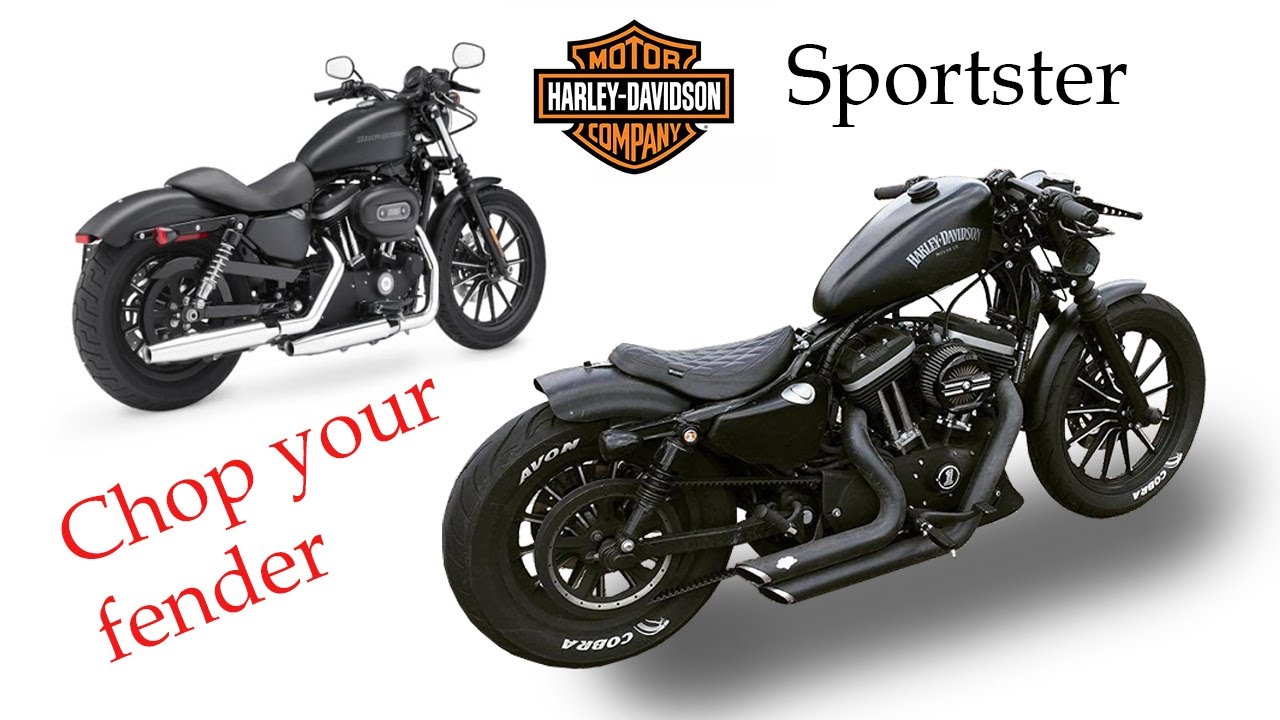 Chop rear fender SPORTSTER xl1200 Harley-Davidson
