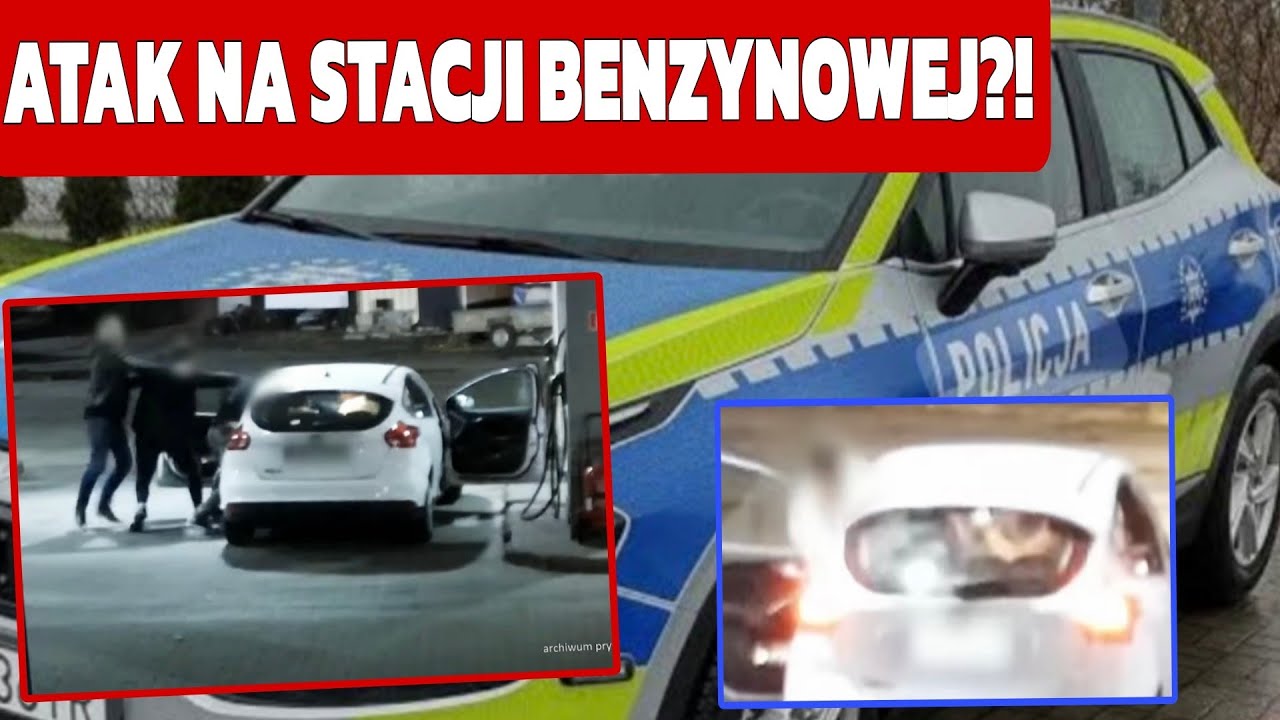 POLICJANCJI POB**I CHOREGO MĘŻCZYZNĘ NA STACJI PALIW ?! SZOKUJĄCE NAGRANIE