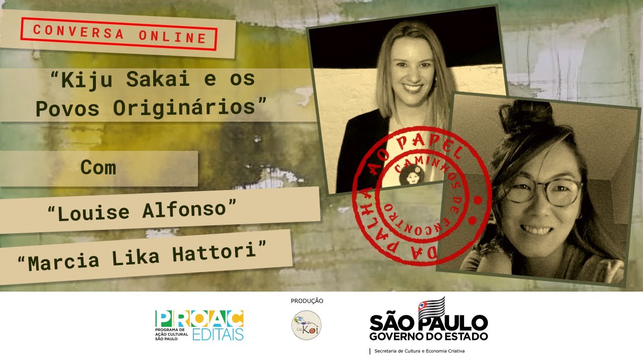 Conversa Online - Kiju Sakai e os Povos Originários