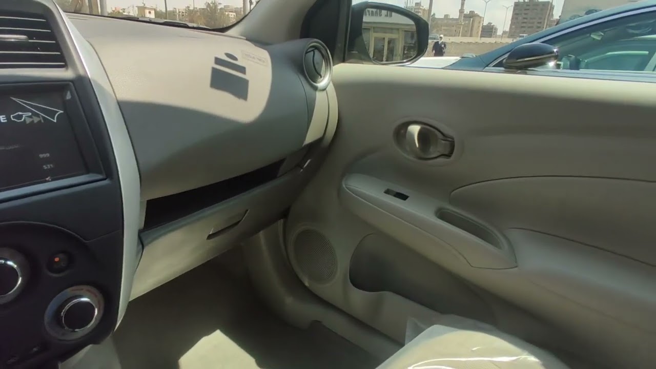 استعراض نيسان صني الفئة التانيه لون برونزيNissan sunny bronze colour Highline plus screen2026 review
