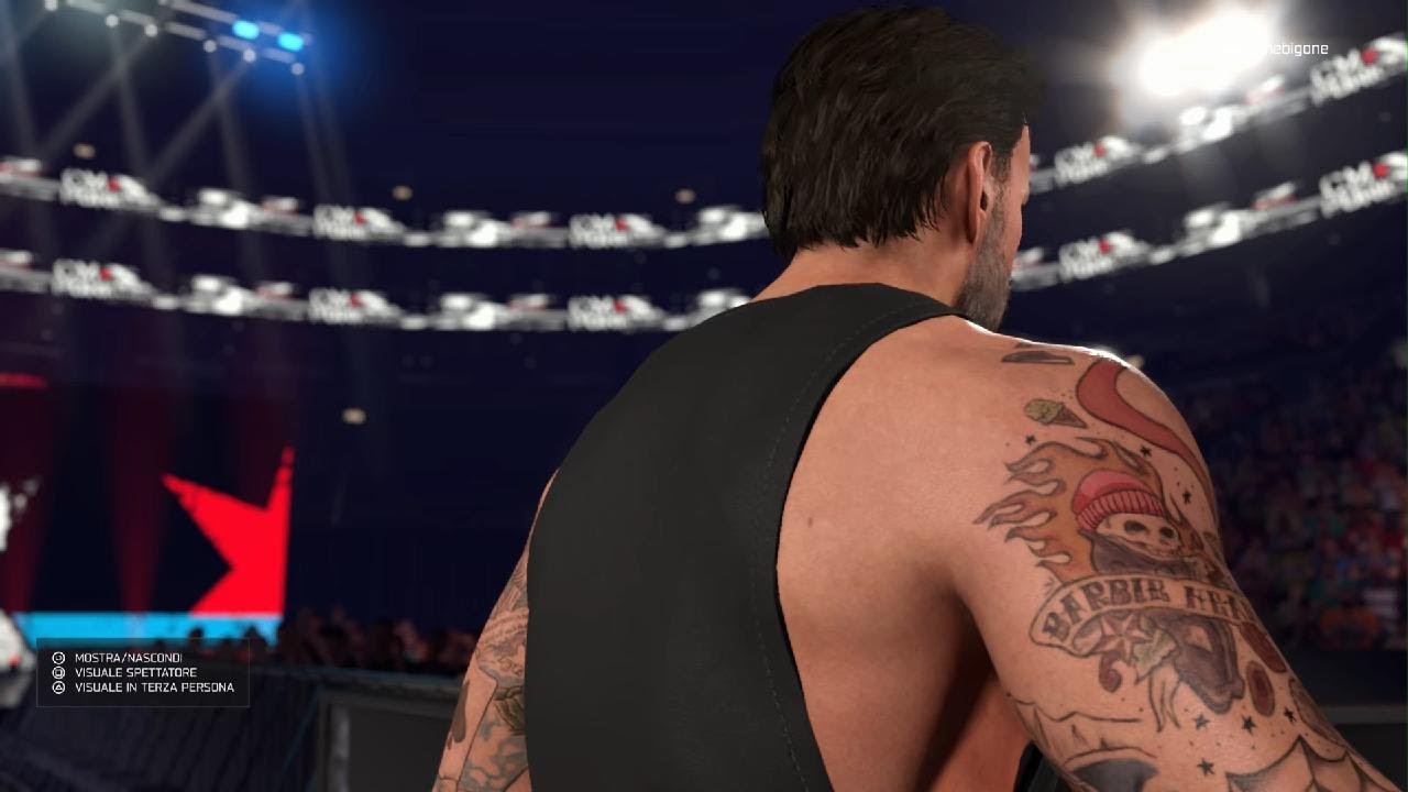 WWE 2K26 SHOWCASE CM punk vs Drew mcintyre bad Blood 2024