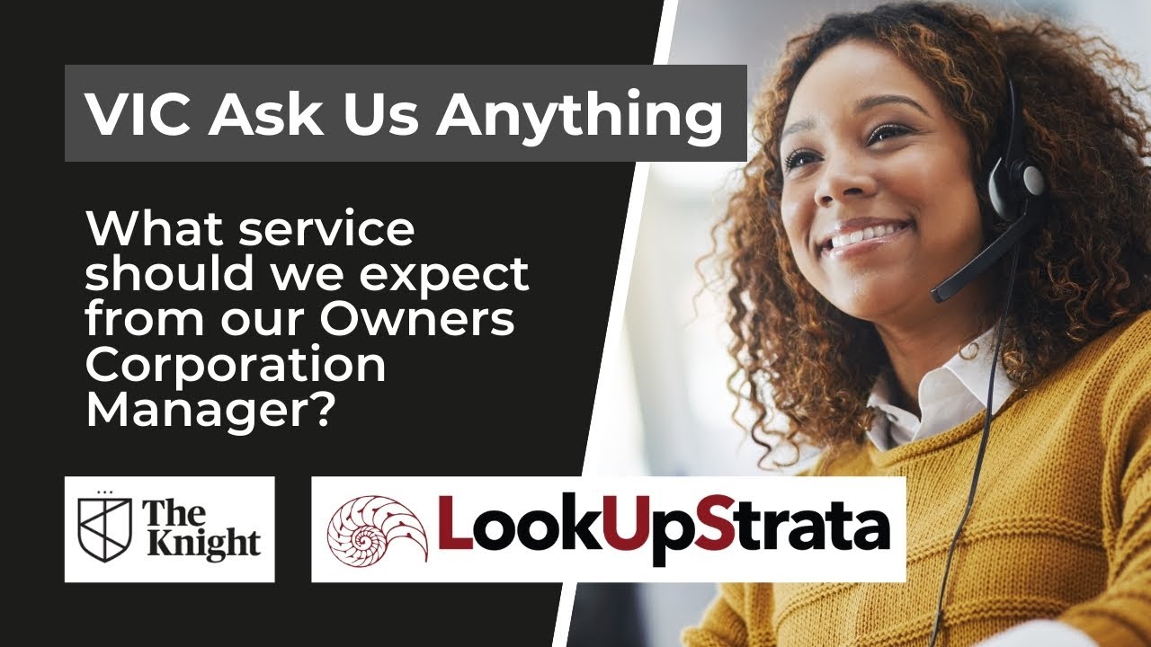 VIC: Q&A What service should we expect from our Owners Corporation Manager? | LOOKUPSTRATA