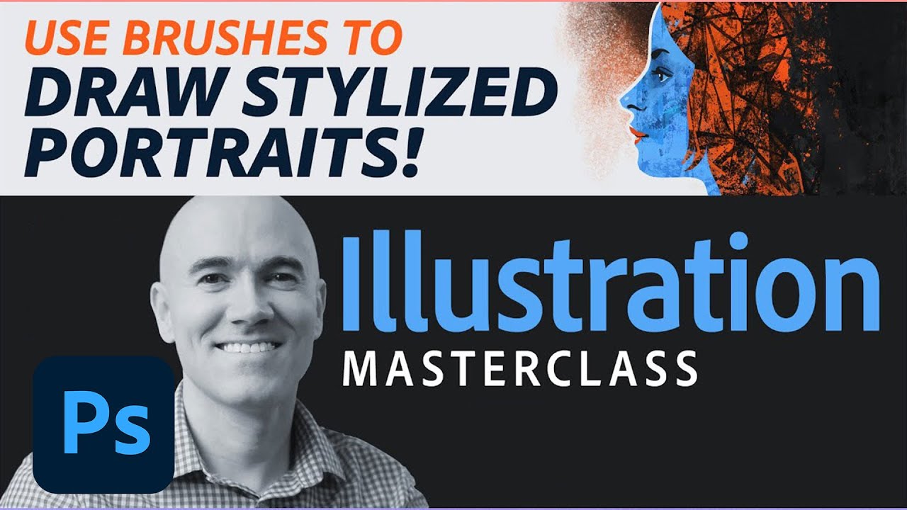 Illustration Masterclass - Stylized Portraits w/ Adobe Illustrator | Adobe Creative Cloud