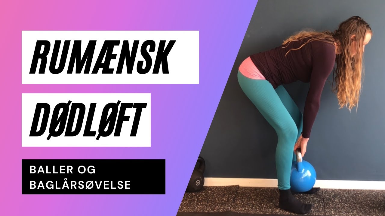 Rumænsk Dødløft med Kettlebell eller Håndvægt